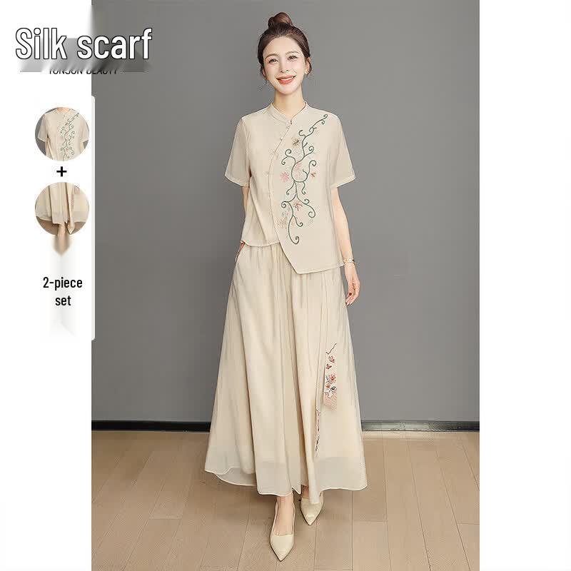 Cypress House 2025 Spring Women s Casual Two-Piece Set S