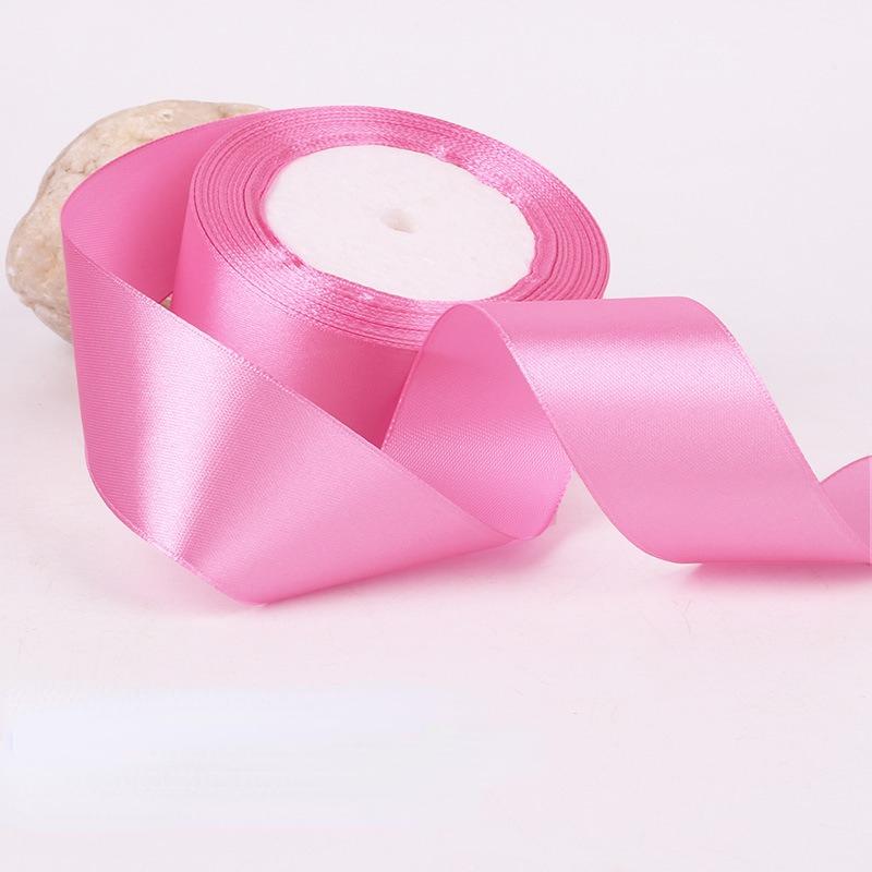 25Yards/Roll 40mm Satin Ribbons DIY Bow Handmade Gift Packing Artificial Silk Roses Crafts Supplies Sewing Accessories Material