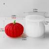 Pumpkin Candle Mould Halloween Silicone Molds Ornament Molds Castings Molds Plasters Molds for Home Decoration