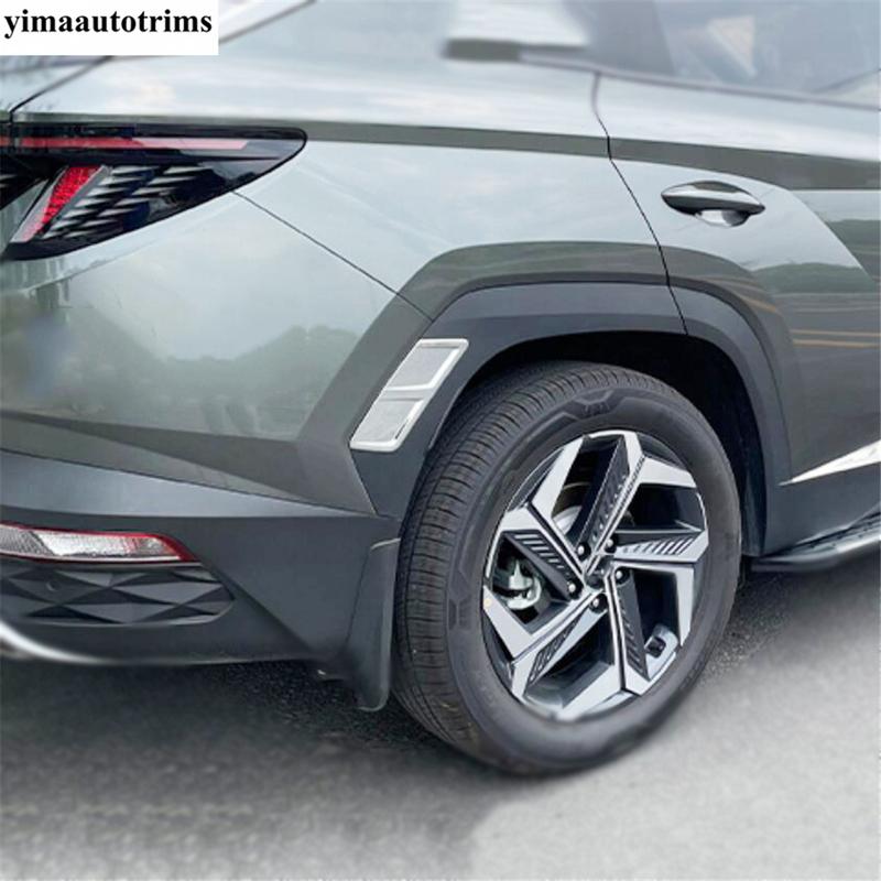 Car Body Front Rear Wheel Side Fender Eyebrow Panel Cover Trim ABS Chrome Accessories Fit For Hyundai Tucson NX4  - 2026