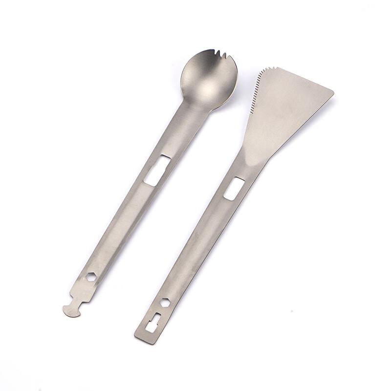 Pure Titanium Portable Food Clip & Tableware Set 1
