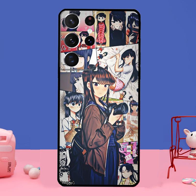 Komi Shouko Komi-san Anime Handyhülle für Samsung Galaxy S22 Ultra S8 S9 S10 Plus Note 20 Ultra S20 FE S21 Ultra