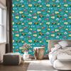 Colorful cars and motorcycles wallpaper for living room and bedroom 50x1000