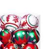 30PCS Xmas Balls Ornaments 2.4 Inch Plastic Multi Color Xmas Tree Hanging Balls for Holiday