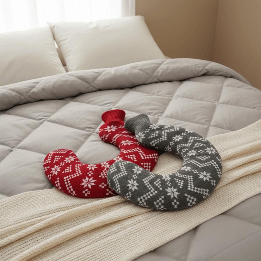 Leak-proof Hot Water Bottle Thickened Hand Warmer Household Neck Shoulder Warmer Office