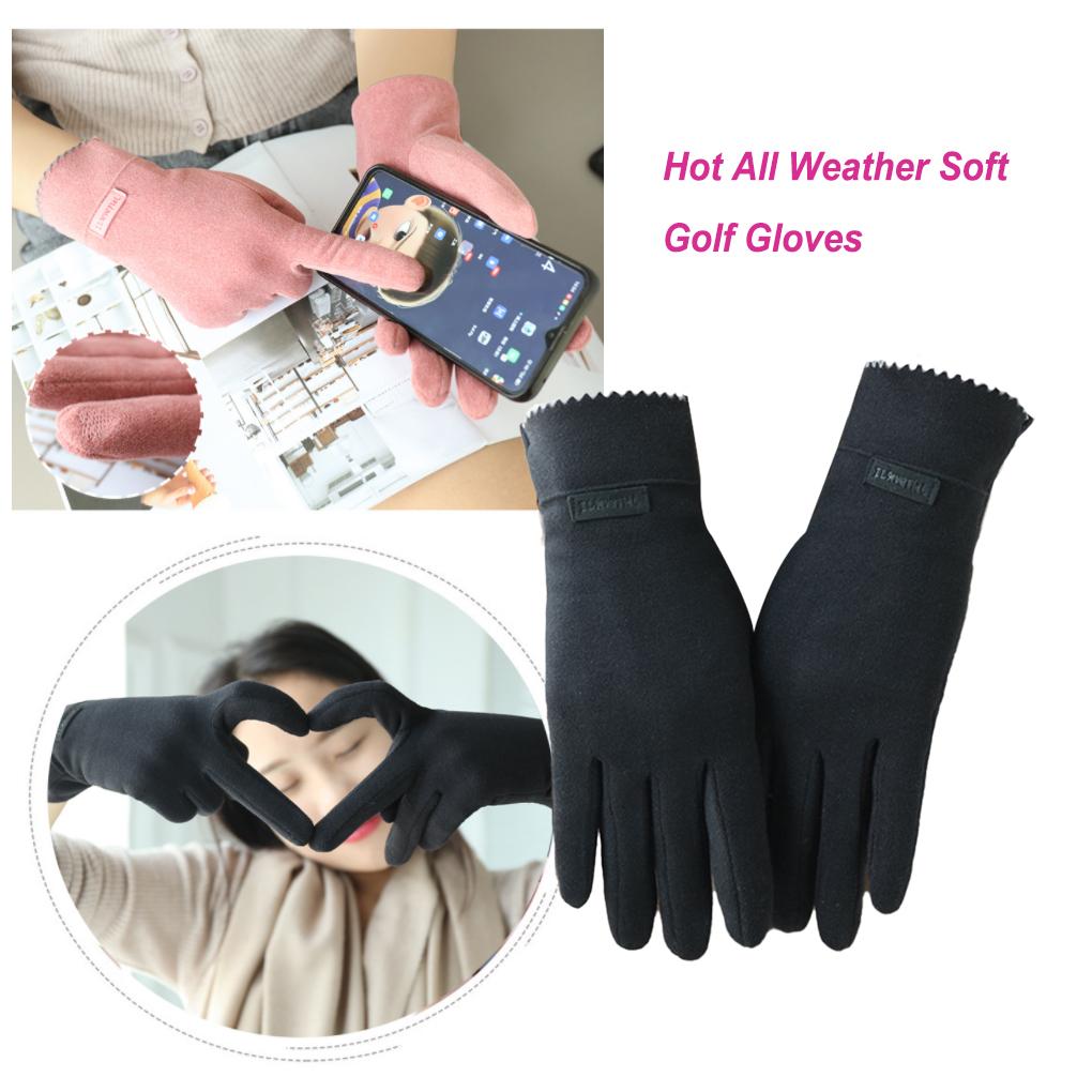 1 Pair Winter Warming Glove Thermal Comfortable Gloves Thickened Soft Elastic Screen Mittens Sporting Supply
