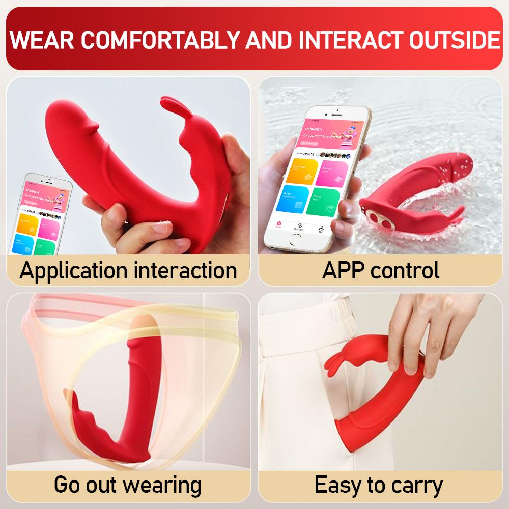 Rabbit Vibrator For Women Powerful G Spot Nipple Clitoris Stimulator Powerful Dildo Vagina Massager Female Sex Toy