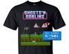 Ghosts'n Goblins Stage 1 Screen T Shirt BLACK All Sizes S-5XL 100% Cotton NES Famicom Nintendo Game 8 Bit