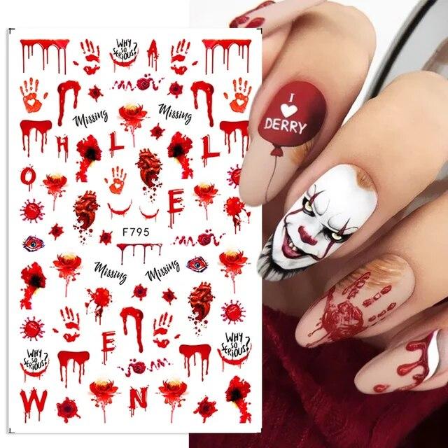 3D lepidlo Květiny Nálepka na nehty Tulipán Okvětní lístky Javor Růže DlY Voděodolné Obtisky na nehty Doplňky pro zdobení nehtů Dekorace na nehty