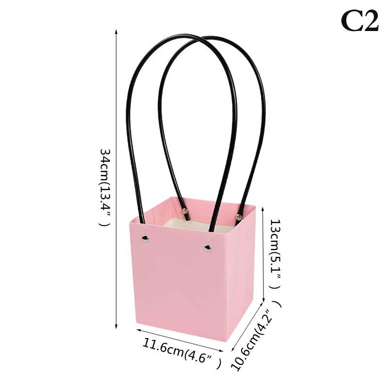 Przenośne pudełko na kwiaty wodoodporny papier torebka kraftowa torebka prezentowa na imprezę