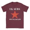UK SUBS PUNK ROCK T Shirt Unisex 100 Cotton Humorous TShirt Round Neck  Tees Short Sleeve Clothes Plus Size
