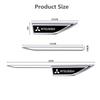 Car Side Door Blade Stickers Fender Side Blade Badge Decoration Sticker For Mitsubishi Lancer Outlander Pajero L200 ASX Eclipse