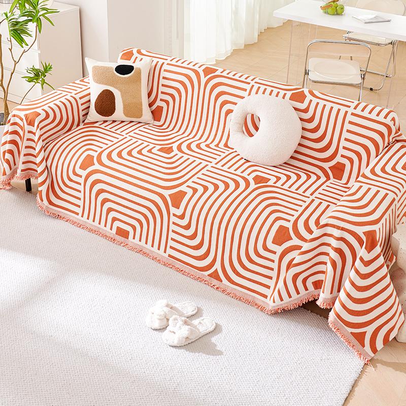 

Zebra Pattern Chenille Sofa Cover Universal All Seasons One Piece Dust Proof Living Room Furniture Protector 180*130cm