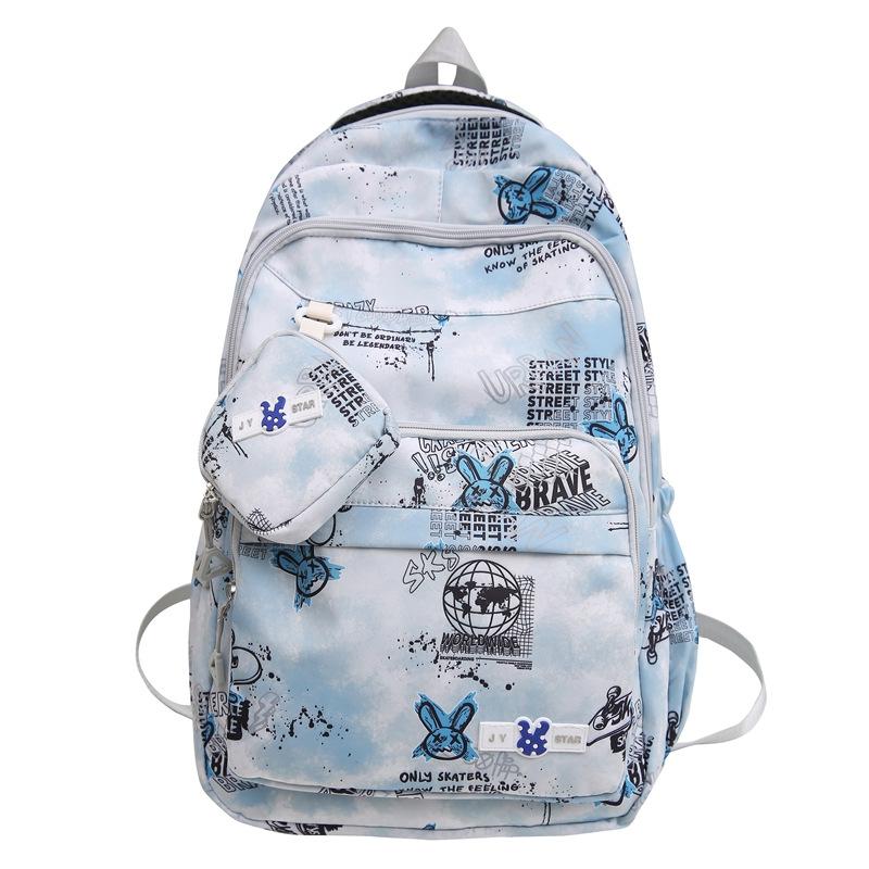 Студенческая школьная сумка кампуса с принтом граффити — фото 13