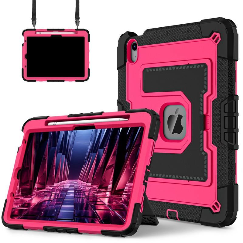 Funda Resistente a Golpes con Soporte para iPad Air 4 5 6 de 10.9 Pulgadas, Cubierta de Silicona con Soporte, Estilo de Negocios, Carcasa Dura