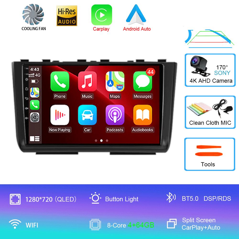 Car Radio Android 14 Carplay For Hyundai Creta 2 IX25 2020 2021 Multimedia Video Player Navigation GPS Stereo Head Unit No 2din