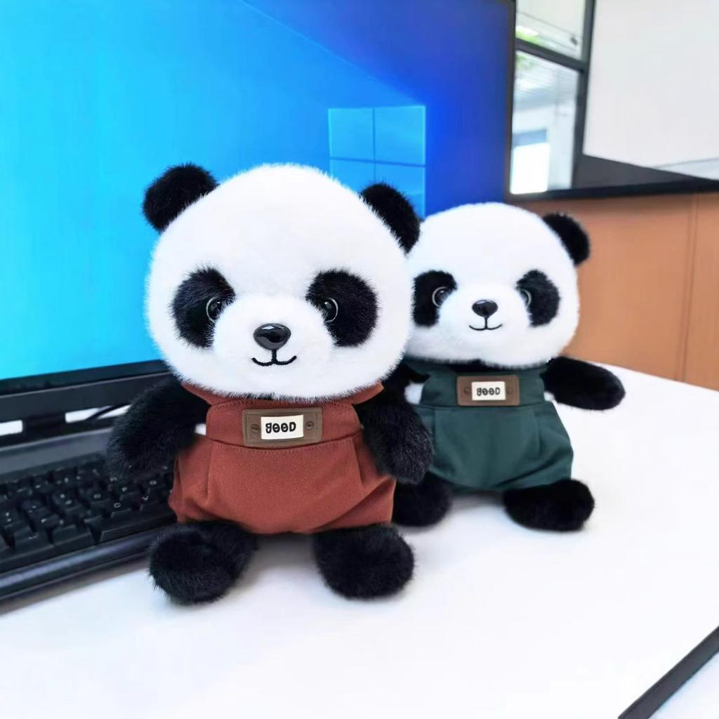 Chengdu Little Panda Doll Huahua Qizai Plush Toys Simulated Panda Souvenir Doll Doll Promotional Gift