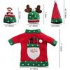 3 Piece Ugly Jumper Christmas Wine Bottle Handmade Wine Bottle Dust Bags - RIpj