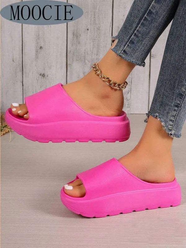 

Модные женские нескользящие тапочки, тапочки на толстой подошве для ношения на улице 36