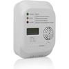 Carbon Monoxide Detector, Battery Powered, Gas Detector with Display and Temperature Gauge