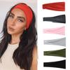Women Headband Turban Solid Color Elastic Hair Bands Yoga Hairband Fashion Makeup Hair Hoop Vintag Headwrap Hair Accessories