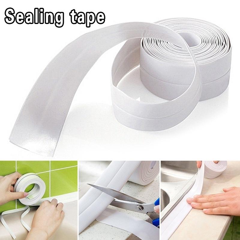 Self Adhesive Bath Wall Sealing Strip Sink Basin Edge Trim PVC 3.2 ...