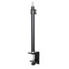 Telescopic Phone Stand with Strong Clamp for Live Broadcasts and Overhead Food Photography, Includes Fill Light