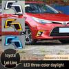 Toyota Corolla 2014-2016 Flowing LED 3-Color Daytime Running Lights & Turn Signals