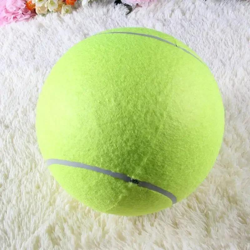 Hunde-Tennisball-Riesenplüsch-Haustierspielzeug,Hunde-Kauspielzeug,Signatur Mega Jumbo Ball,Hunde-Trainingszubehör,Haustier-Kauspielzeug,Hunde-Spielzeug