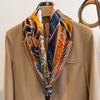 Natural Silk Scarf Women Square Shawls Wraps Scarves Pashmina Female Hijab Bandana Bufanda Poncho Kerchief Cachecol 90Cm