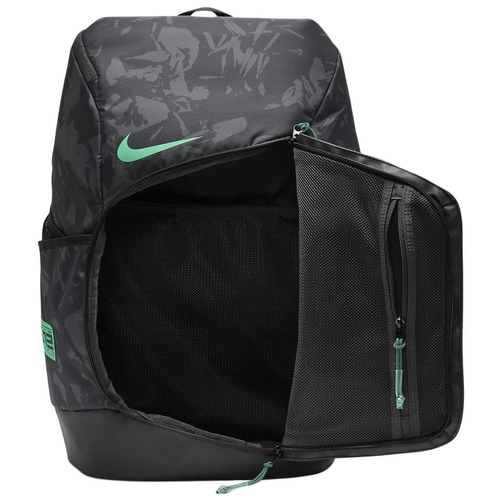 Nike Hoops Elite Pro Basketball Backpack Men Coal Black/Athletic Green FN0943-010