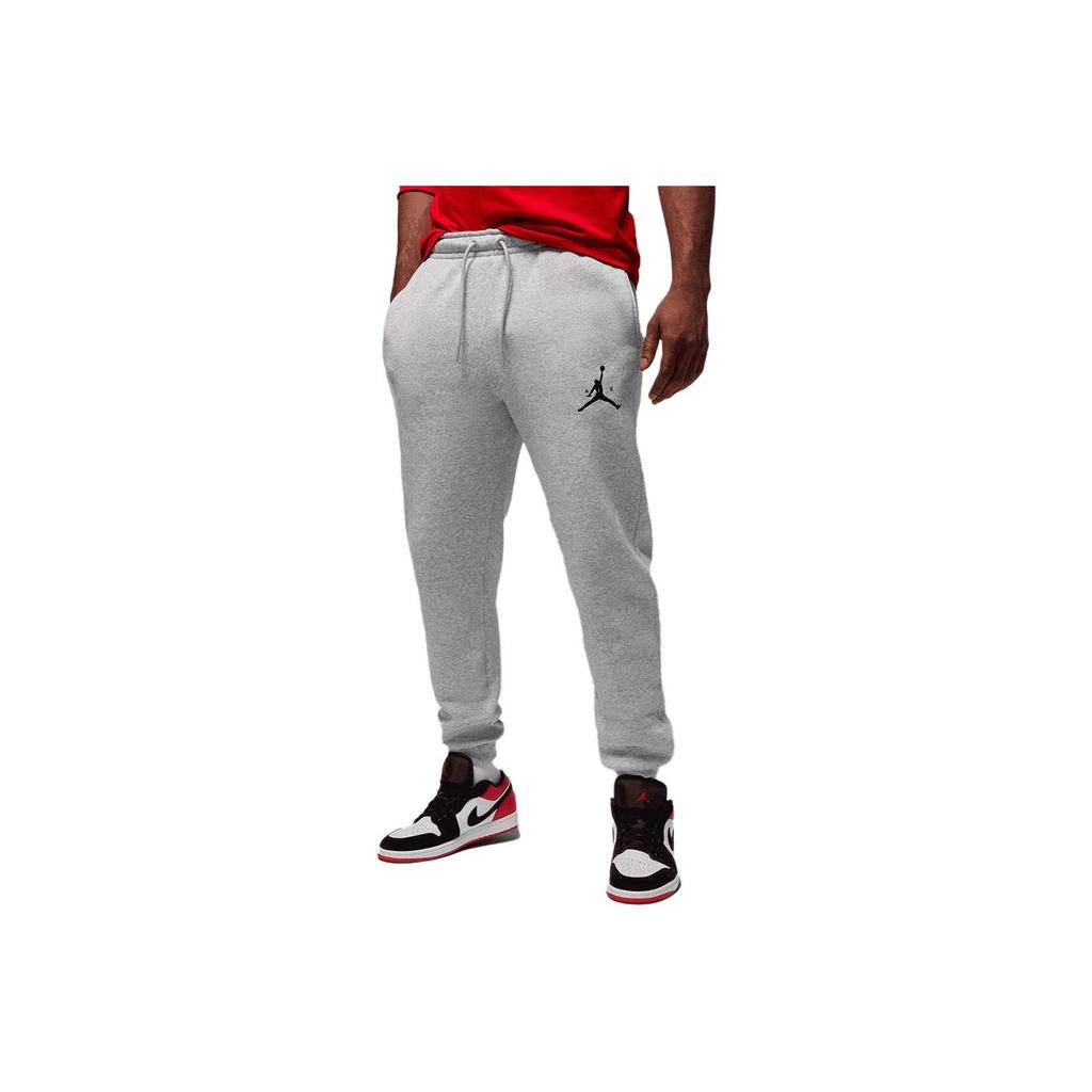 Jordan Logo Drawstring Cuffed Knit Joggers Men bottoms IM9793-050