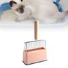 Durable Wood Handle Cat Litter Scoop Long Handle Fast Sifting Kitty Metal Scooper Deep Shovel Cat Pan Scooper Indoor Use