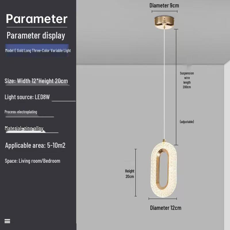 Nordic Luxury Butterfly Hanging Lamp - Modern Minimalist for Bedroom, Dining Room, or Staircase