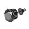 1Pc Punk Men Women 6/8mm Black Six Claw Cubic Zirconia Stud Earrings Jewelry