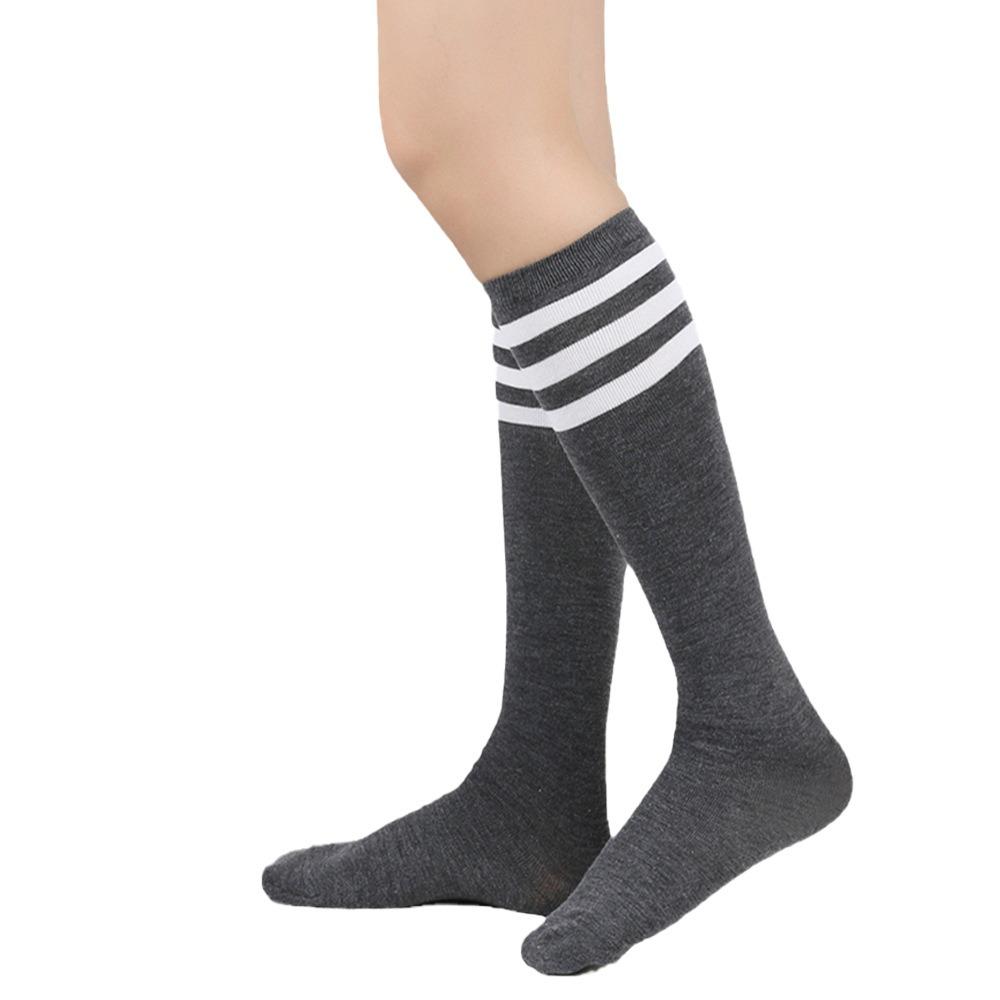 Black White Striped Long Socks Women Sexy Over Knee Thigh High Socks Over The Knee Stockings Ladies Girls Warm Long Tube Socks