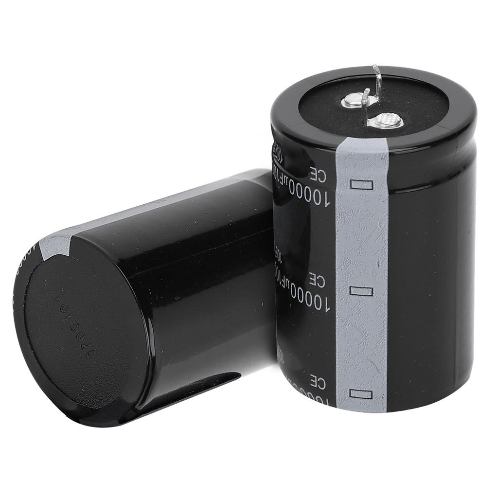 2pcs 10000uF 100V Electrolytic Capacitor 105 Celsius 35X50mm