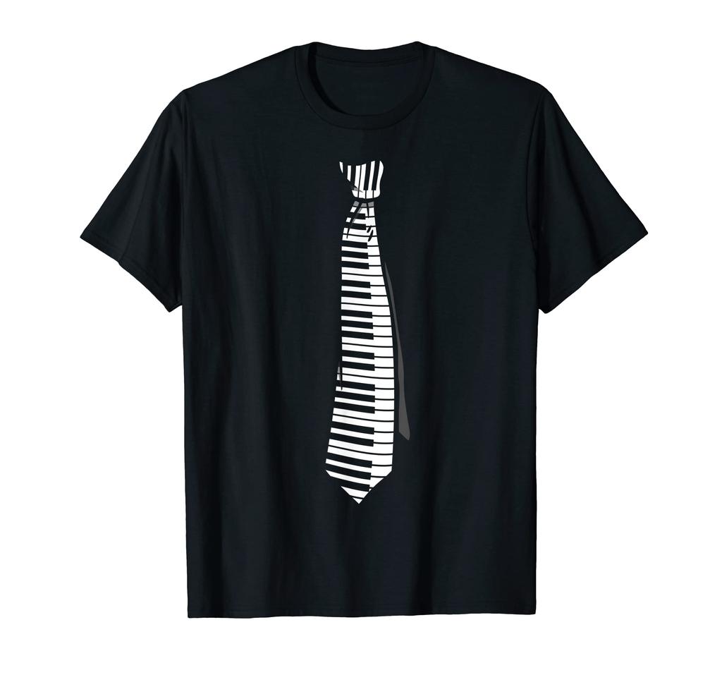 Piano Pianist Funny Keyboard Tie T-Shirt