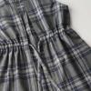 HOUSE WEAR STUDIO Peach Brushed Yarn Composition Woven with Free Size [NAIGAI] 100% Cotton, Dyed, Pattern, Back, Tie-back, Women's Apron, 70372219,