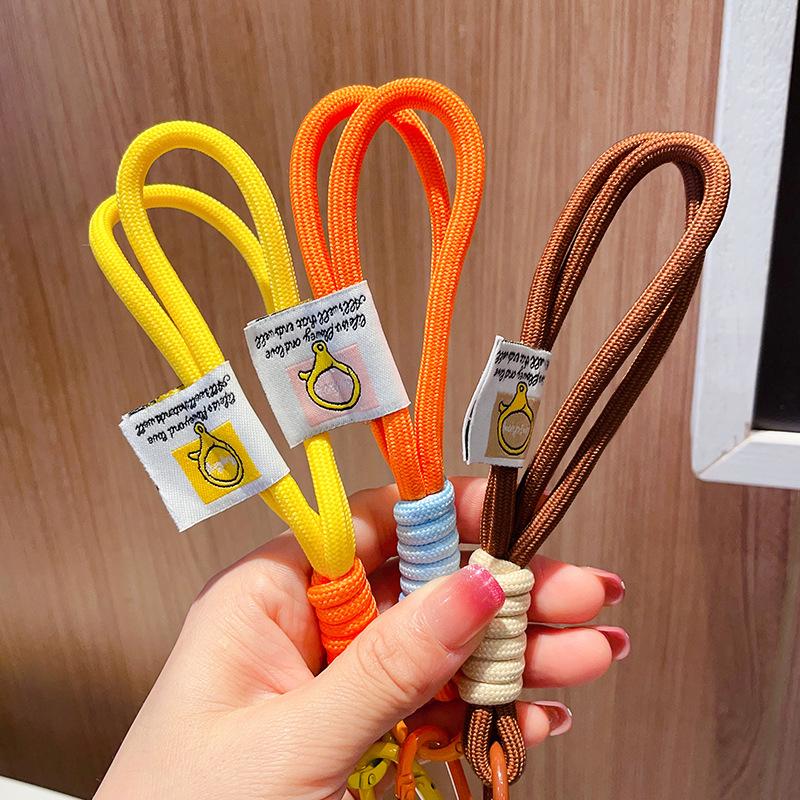 Yogodlns Fargerik nylon tau veskeanheng med karabinkrokspenner vesketilbehør reservedeler til vesker