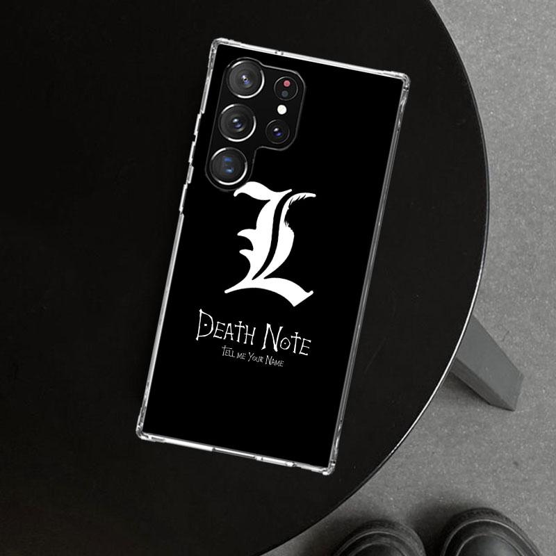 N-Note D-Death Anime Ryuk Phone Case Cover for Samsung Galaxy S26 S25 Edge S24 S23 Ultra S22 Plus S21 FE S20 + Art Customized Fu