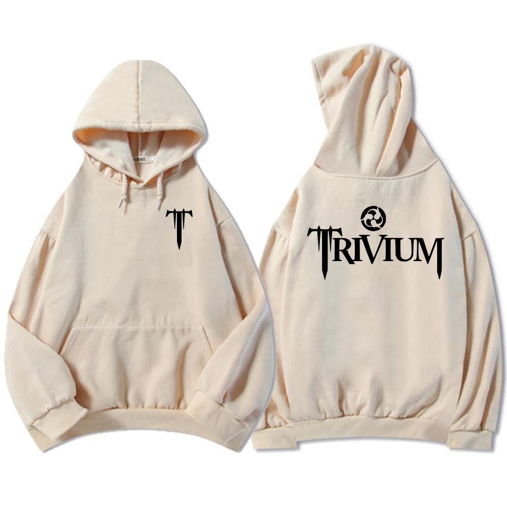 Trivium Zespół Ciężka Mentalność Bluzy Męskie Moda Jesień Polarowa Bluza z Kapturem Długi Rękaw Codzienna Grunge Streetwear Hip Hop Unisex Bluza z Kapturem