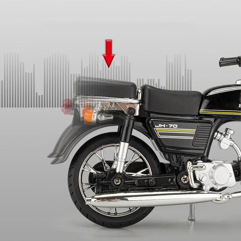 1/12 Honda JiaLing JH-70 Slitinový Model Motocyklu Simulace Odlévaný Kov Street Sportovní Model Motocyklu Sběratelský Dětská Hračka Dárek