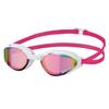 SWANS Swimming Goggles Ascender Mirror Lens SMRU Smoke X Flash Ruby ASCENDER Ascender Racing Cushion Included Fina Certified Free Size (Swans)
