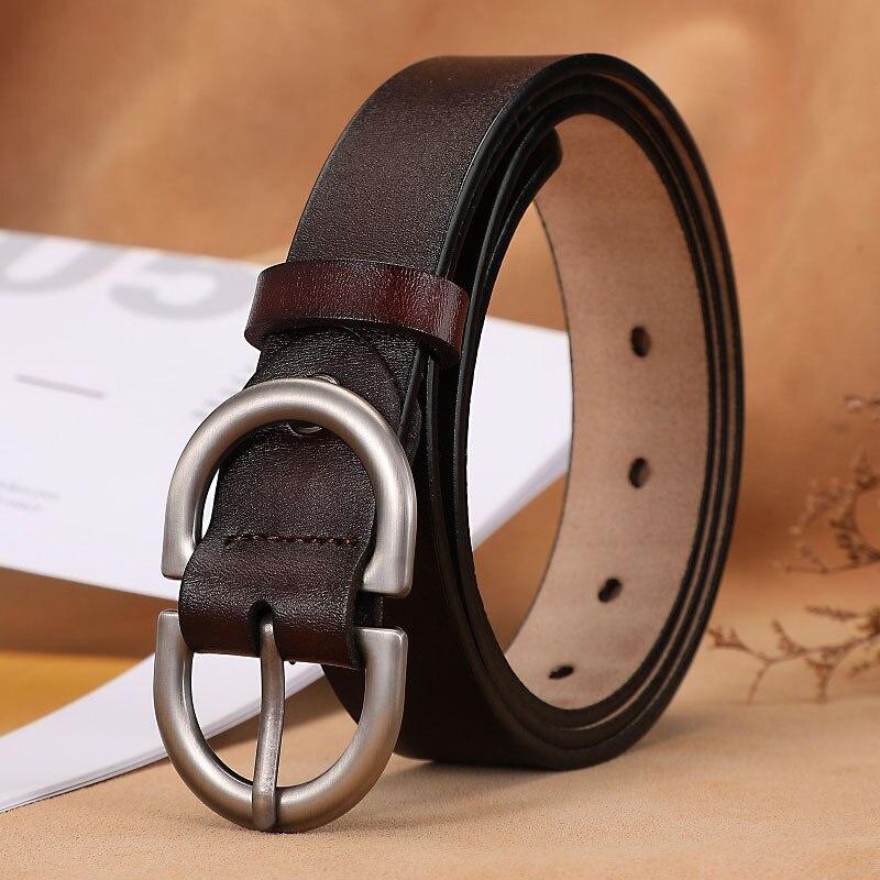 Belts for Women Genuine Leather Cowskin High Quality Fashion Belt Jeans Woman Belts for Dress Luxury Brand Women's Belt LB032-1