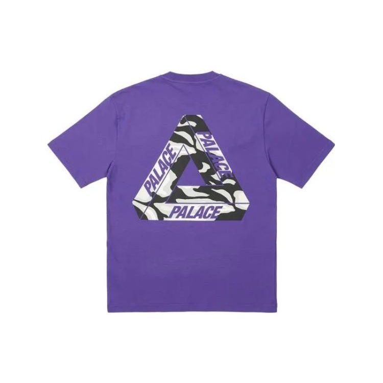

Футболка Palace Jungle Camo Tri-Ferg Regal Purple, топы унисекс P24TS122
