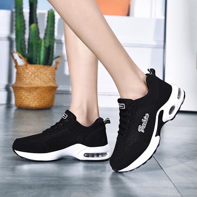 Spring and Autumn New Comfortable and Lightweight Casual Sports Shoes Flat-bottomed Non-slip Soft-soled Fashionable Casual Versatile Women's Shoes