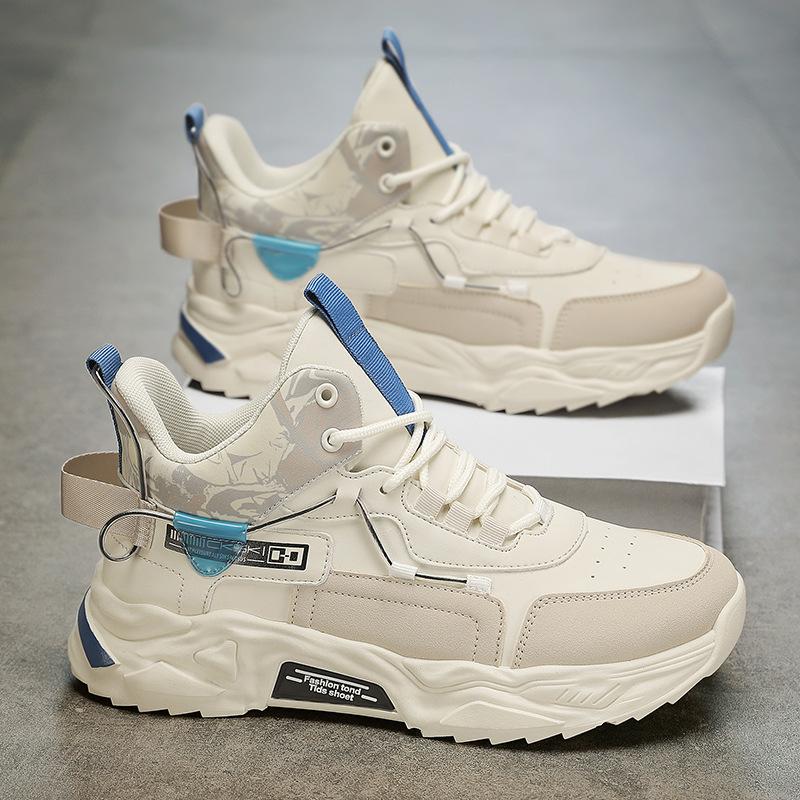 

Мужская обувь флисовые утолщенные теплые хлопковые туфли зима 2025 новые спортивные водонепроницаемые и нескользящие уличные повседневные модные туфли для папы 44