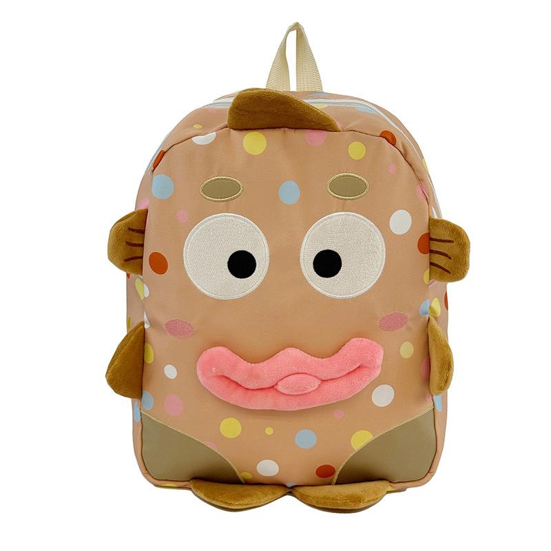 Schultasche Niedlich Cartoon Anime Vielseitig Clownfisch Hässlich Süß Rucksack Mittelschüler Schultasche Persönlichkeit Lustig Studentenrucksack