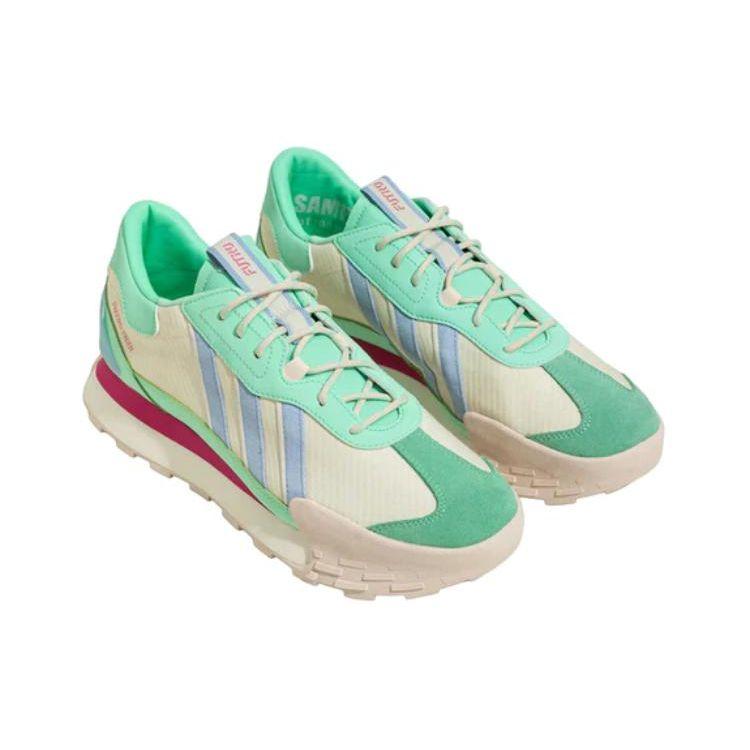 Adidas Futro Mixr Beige Aqua Green Pink Unisex Sneakers Cream HQ4596